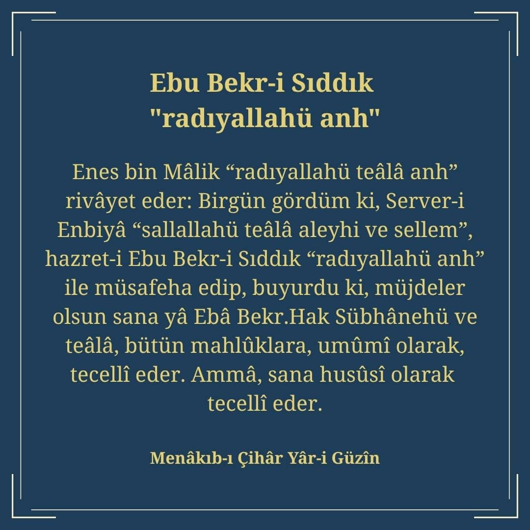 Eshab-ı Kiram > Ebu Bekr-i Sıddık | Dinimiz İslam E-Kart