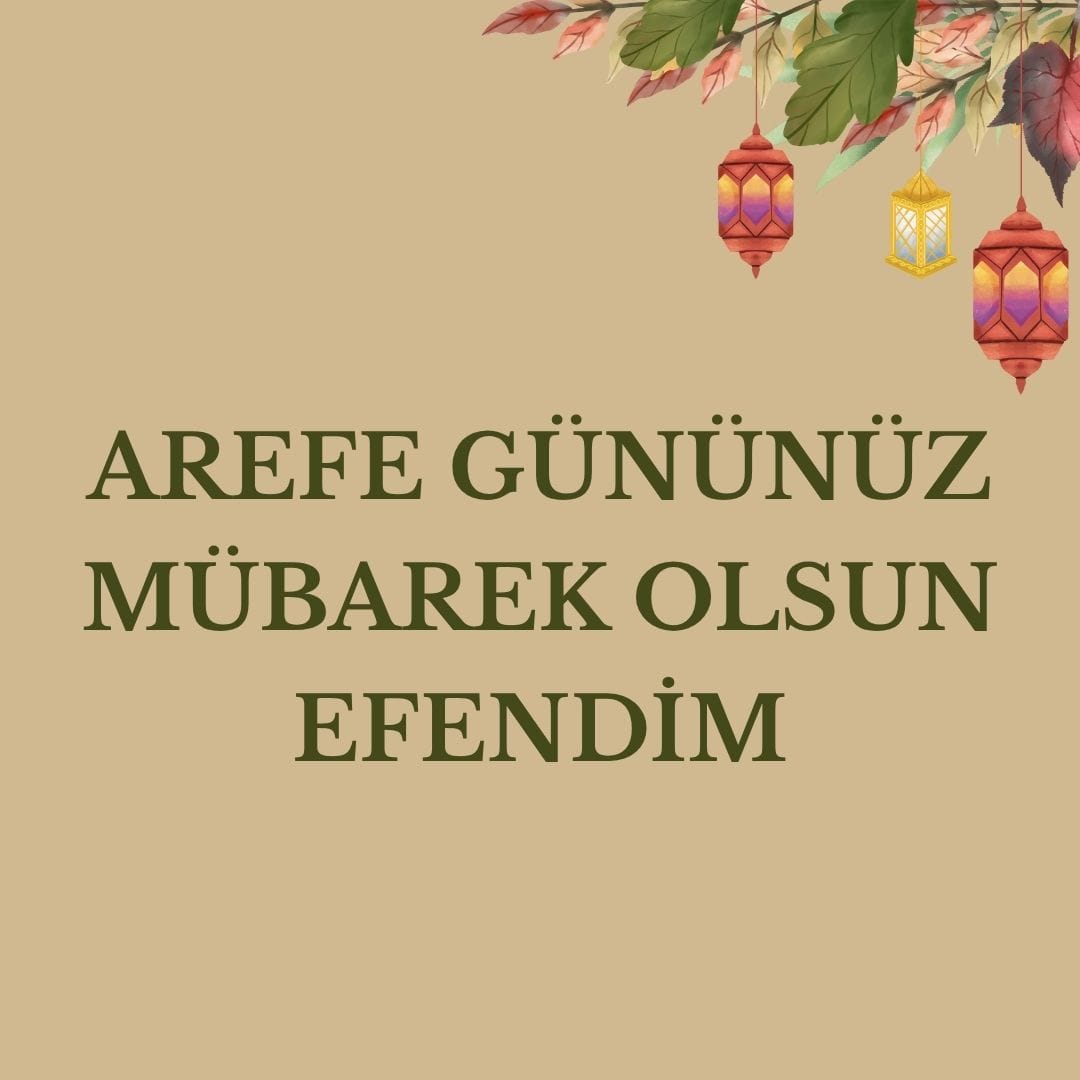 Arefe Günü (3) - Dinimiz İslam E-Kart